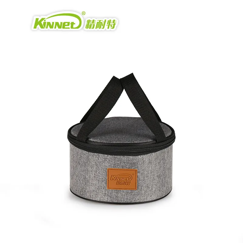 KinNet переносная коробка для ланча сумка маленькая круглая Водонепроницаемая