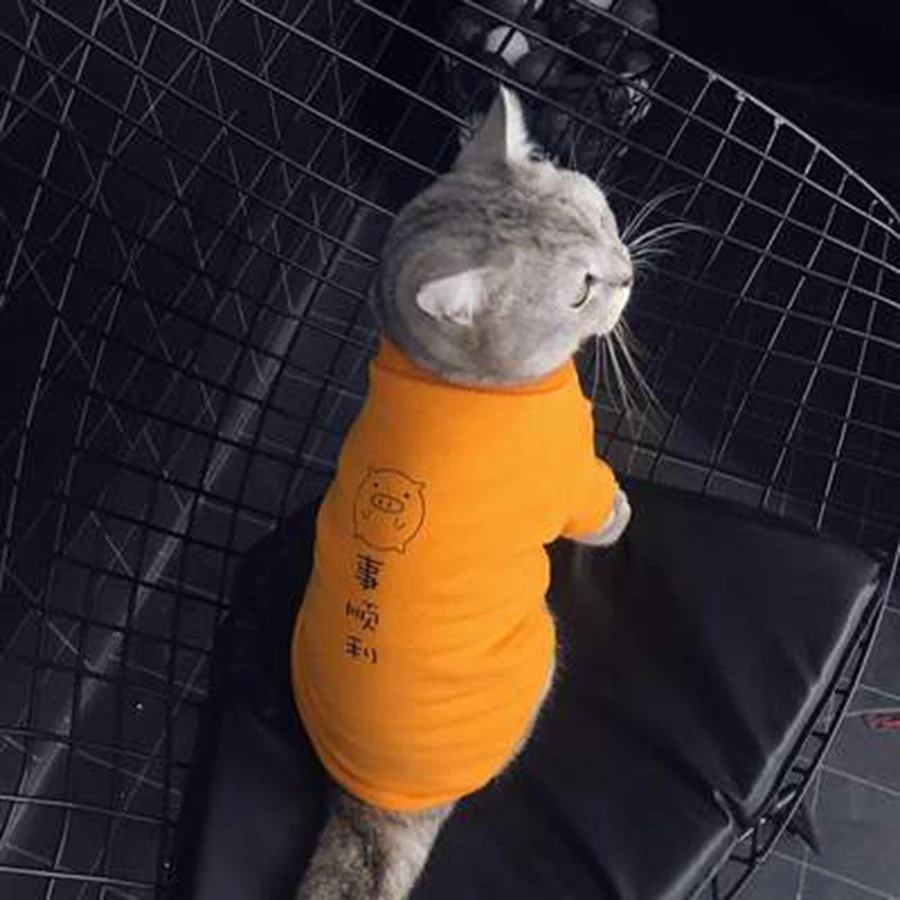 Одежда для кошек костюм Мода 100% хлопок котенок одежда Рождественская домашних