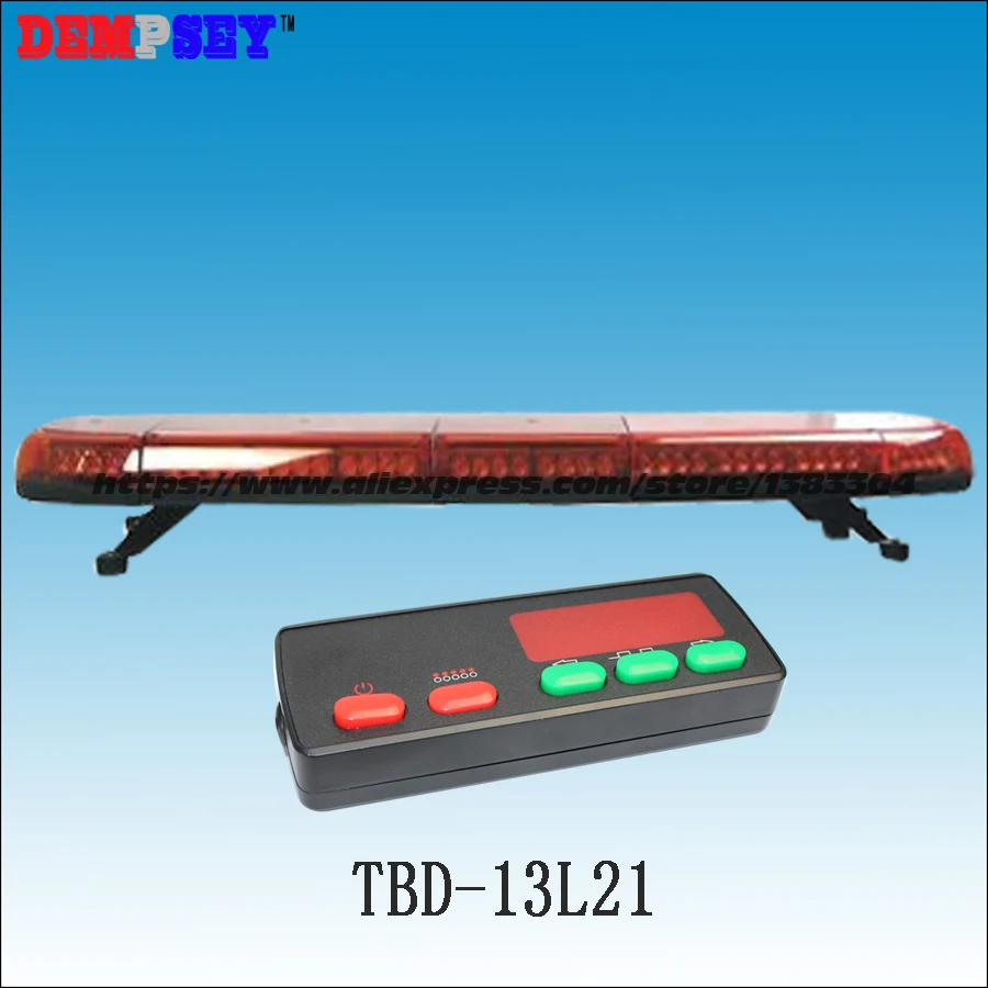 TBD-13L21 High quality Super bright Red LED lightbar,DC12V/24V Car,Fire/police 49''emergency warning lightbar,with controller-3K
TBD-13L21 High quality Super bright Red LED lightbar,DC12V/24V Car,Fire/police 49''emergency warning lightbar,with controller-3K