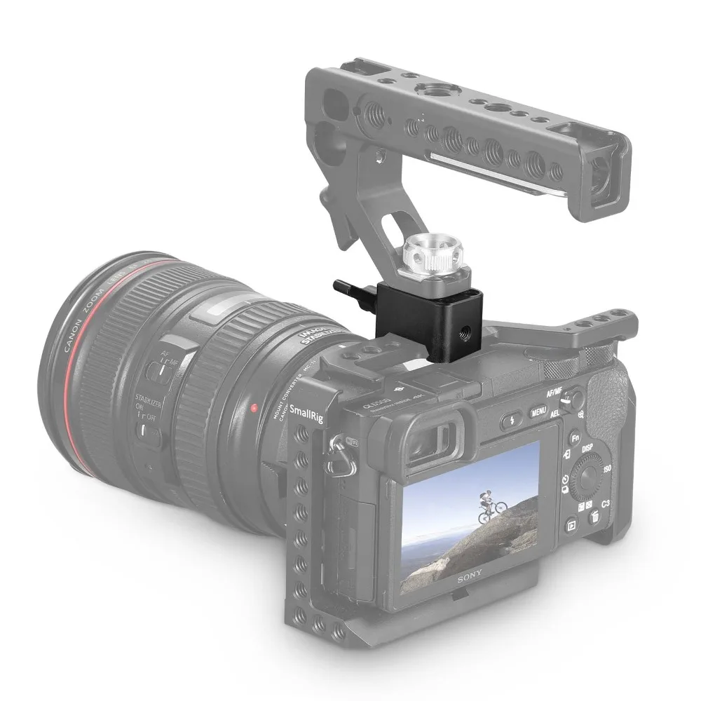 Быстросъемное Крепление зажим SmallRig Nato с отверстием Arri 3/8 дюйма для фиксации