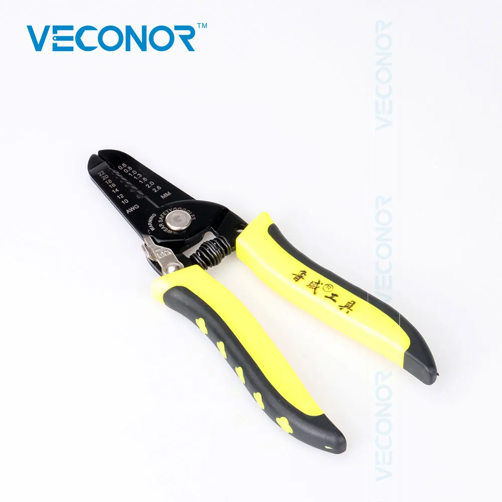 Цвет: желтый 10-22 AWG Copper Cable Hardened Steel Wire Stripper Plier - Цвет: Цвет: желтый