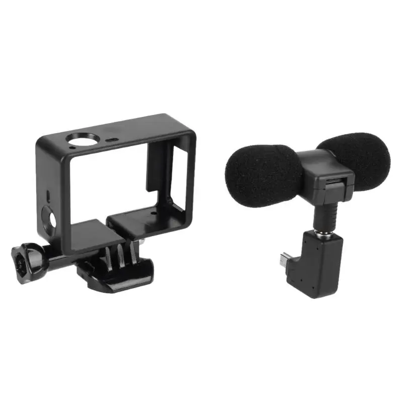 Мини микрофон ALLOYSEED 3 5 мм Спортивная экшн камера аксессуары для GoPro Hero 3/3 +/4 с
