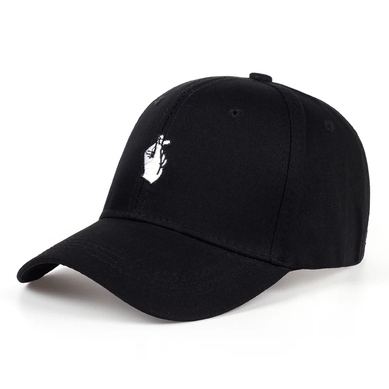 

TUNICA Fashion cotton hat love finger quick reply hip hop hat man woman adjustable adult hat embroidery baseball cap wholesale