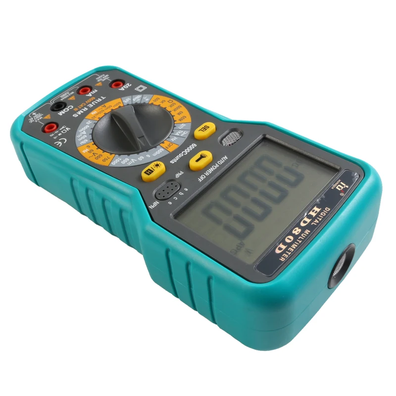 HD80D 6000 Counts Digital Multimeter ACV/DCV Electric Handheld Tester |