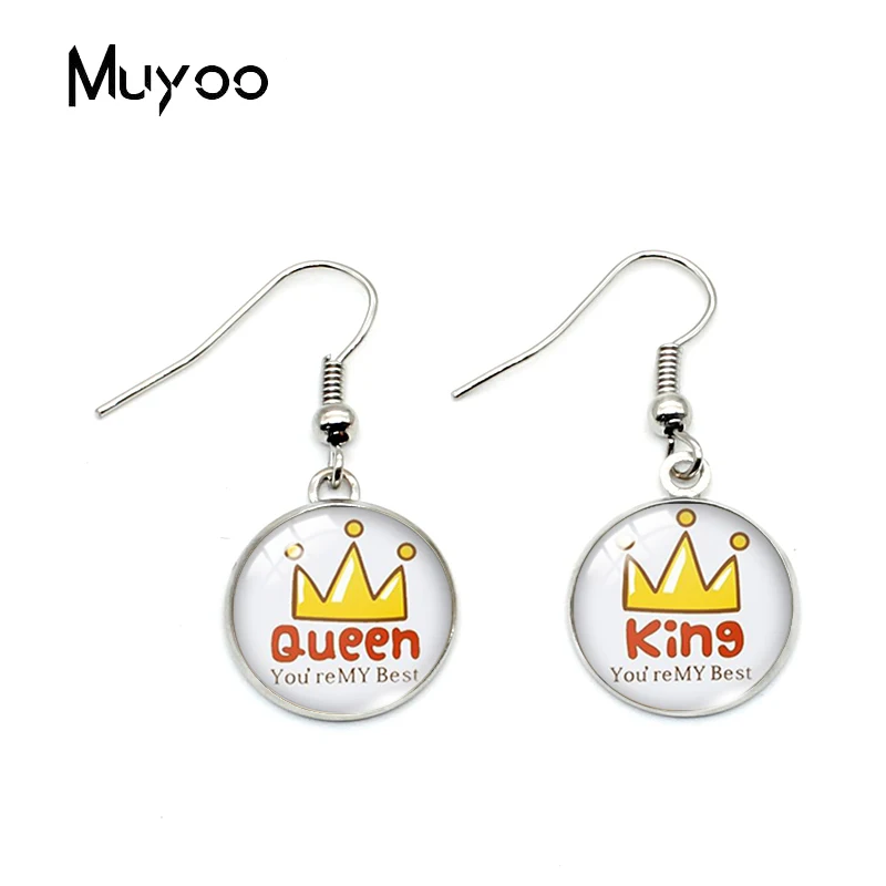 Вы мой король или королева I Love You honey baby мальчик девочка милый круглый купол