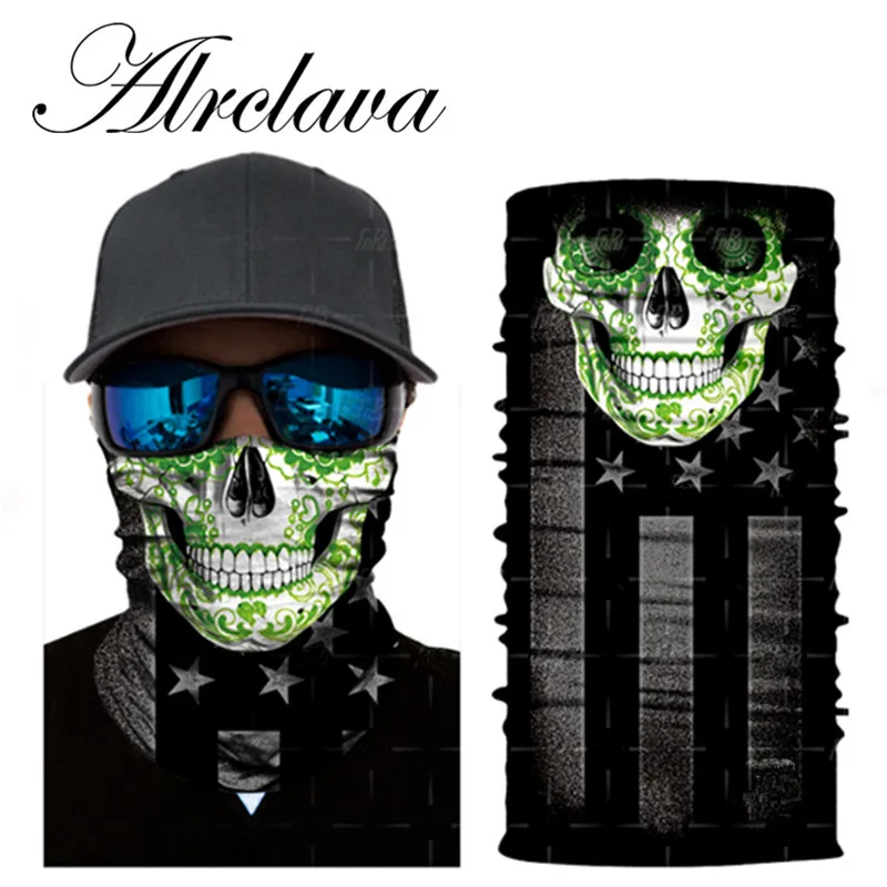 Скелет серии клоун Бандана Балаклава Открытый Охота дыхание мотоцикла Велоспорт
