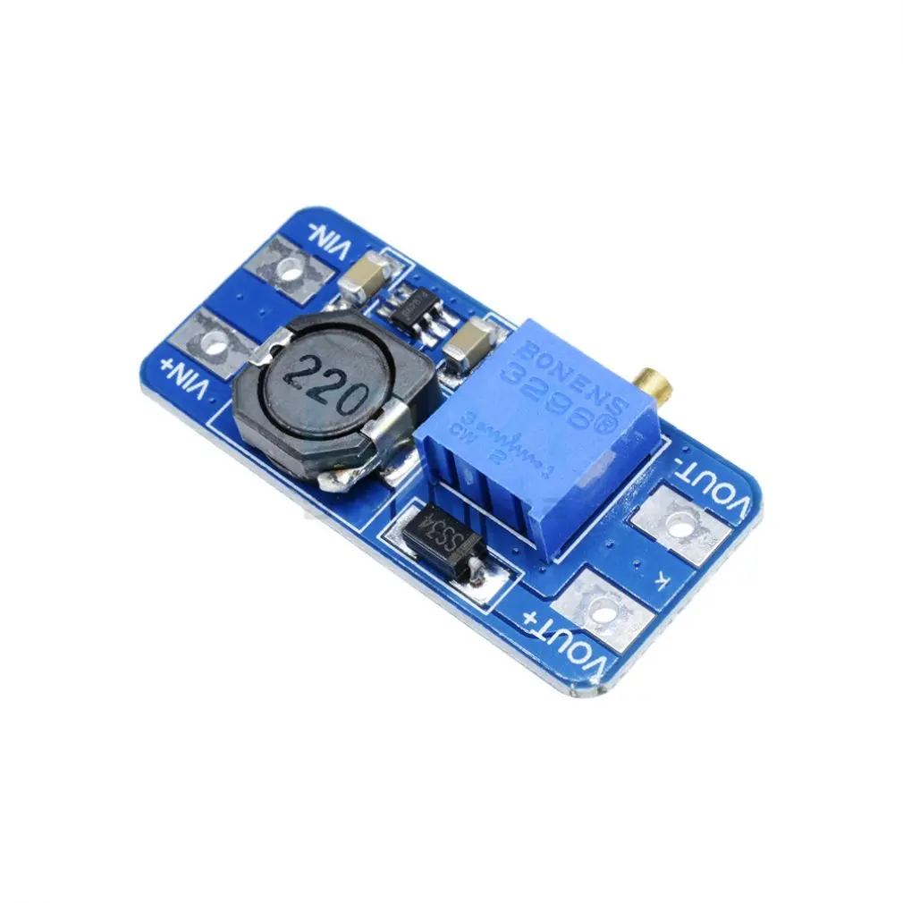 Dc Boost модуль 2A Booster Board широкий вход напряжения 2/24 в литр 5/9/12/28 Регулируемый 2577