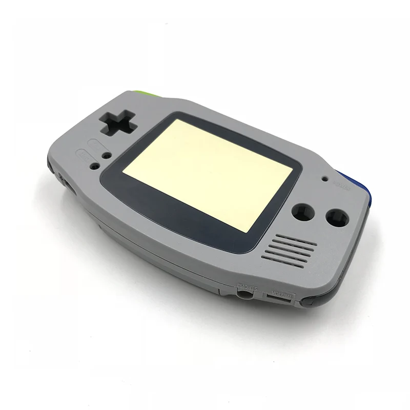 Сменный светящийся Прозрачный чехол для nintendo GBA, чехол для Gameboy Advance, кнопки, отвертка