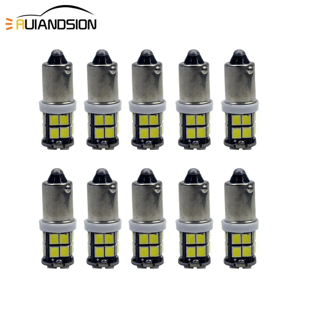 10 шт. BA9S BAX9s H21W BAY9s 20smd 2835 автомобильные светодиодный ные лампы для заднего хода