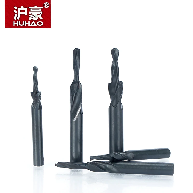 HUHAO 1pc Straight Shank Step Drill Metal Copper Aluminum Screw Countersunk Head Woodworking Router Bits | Инструменты
