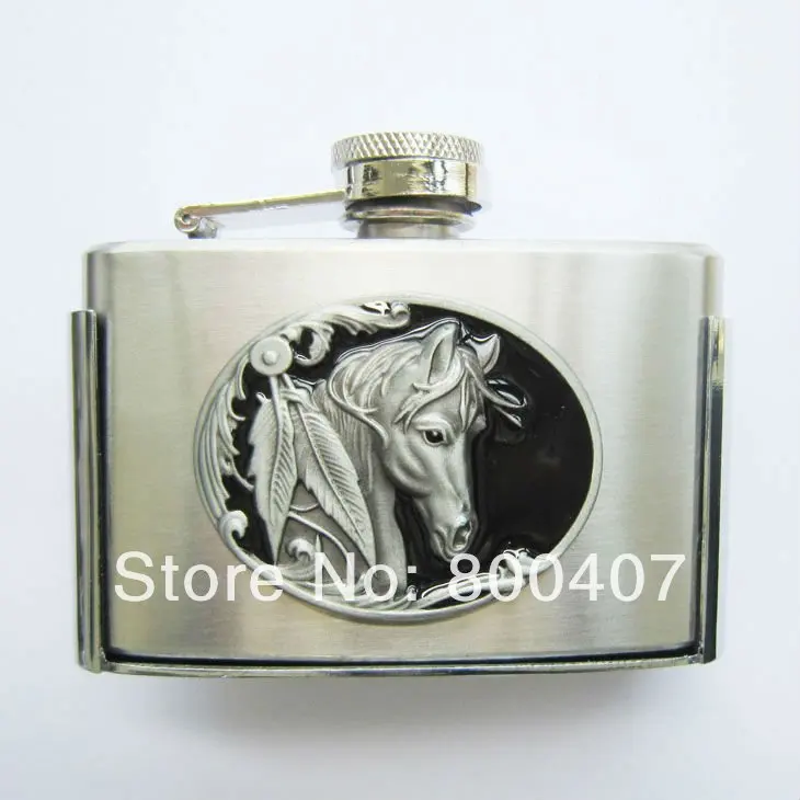 Женская (фляга 3 унции в западном стиле) Стандартная Бесплатная доставка|buckle