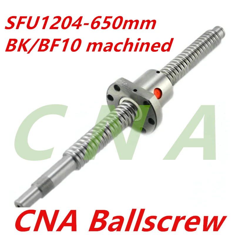 Бесплатная доставка 1 шт. шариковый винт SFU1204 650 мм + RM1204 шариковая гайка со