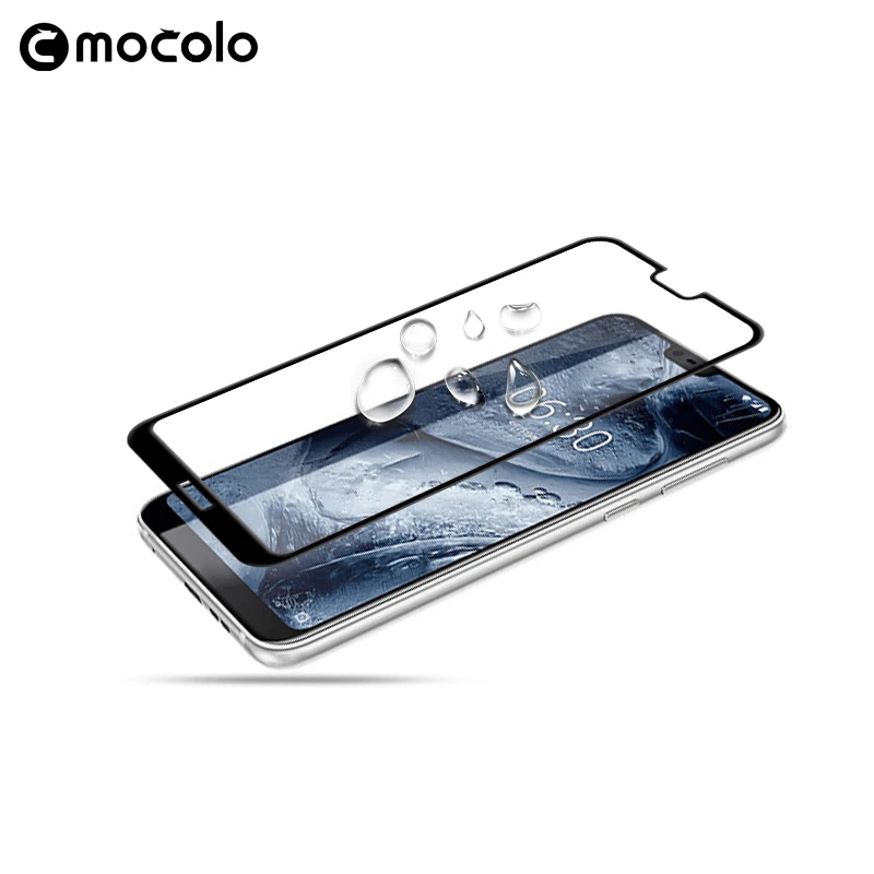 Mocolo 3D 9H полное покрытие защита экрана стекло для Nokia X6 Защитное X 6 закаленное