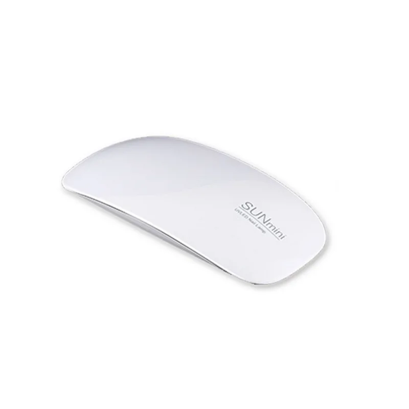 Addfavor Сушилка для ногтей Портативный USB зарядка светодиодный мини 6 Вт лампа для ногтей УФ-гель для ногтей DIY маникюрные инструменты 45s 60s таймер - Цвет: White