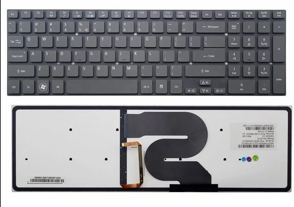 Новая клавиатура для ноутбука Acer Aspire 5951 5951G 8951 8951G Ethos