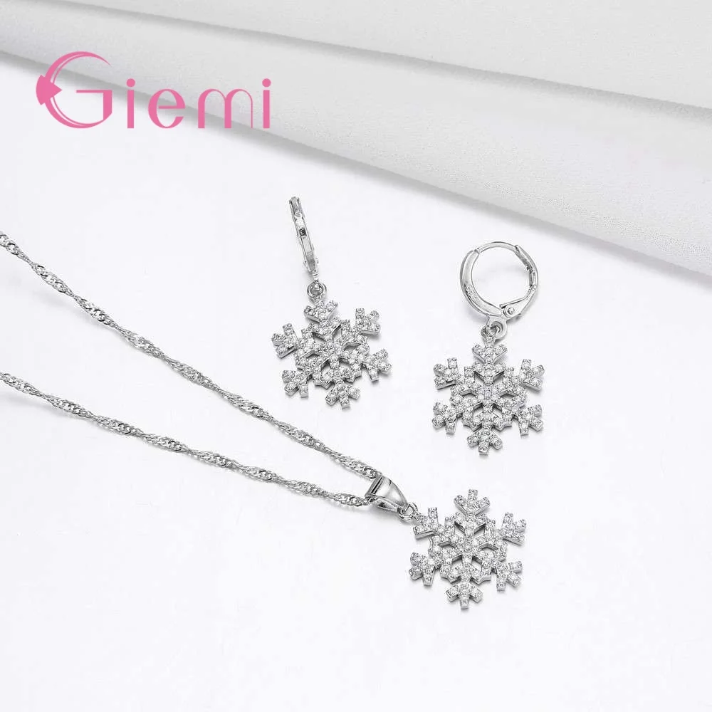 Женский ювелирный комплект из колье и серёг серебра 100% пробы|earrings necklace|wedding jewelry