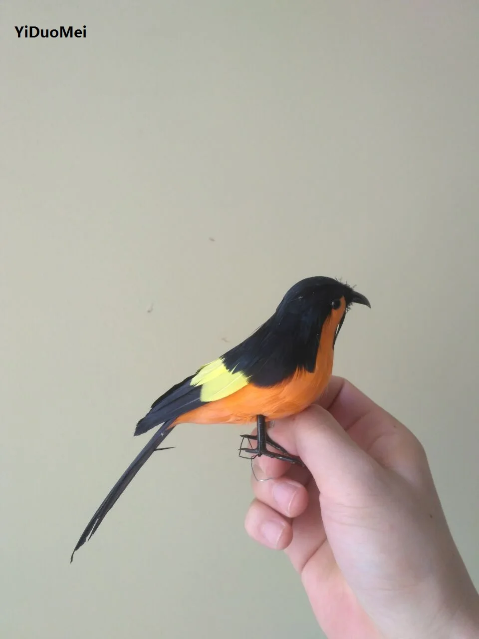 Модель искусственной птицы примерно 15 см птица из пенопласта и перьев реквизит