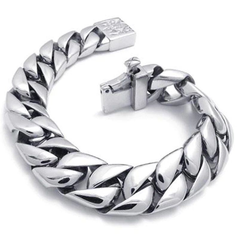 Лидер продаж Мужская модная бижутерия хип хоп серебряные цвета нержавеющая