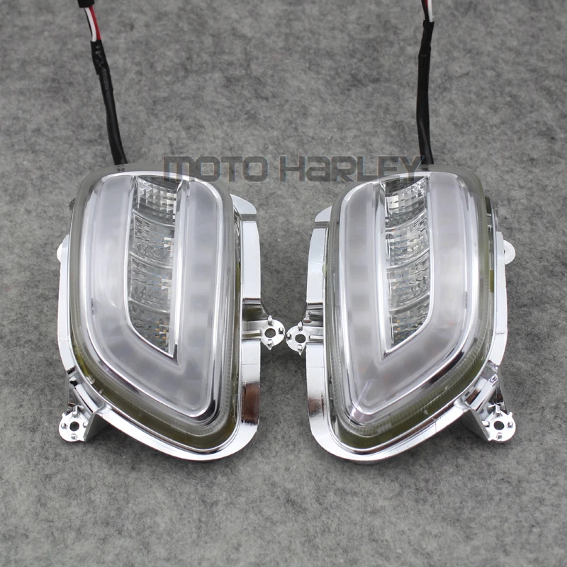Светодиодный передний поворотный сигнал для мотоцикла Honda Goldwing GL1800 01-17 F6B 13-17 2014 2015