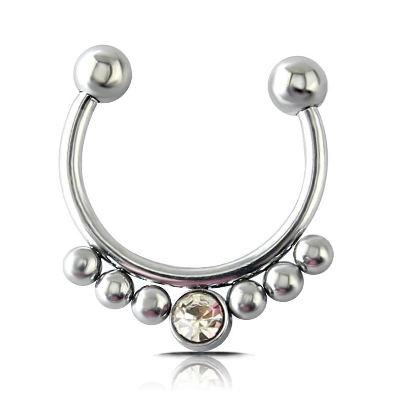 1.2*10*3/3mm Ring In The Nose Piercing Colourful Crystal Rings Hot Product Body Jewelry | Украшения и аксессуары