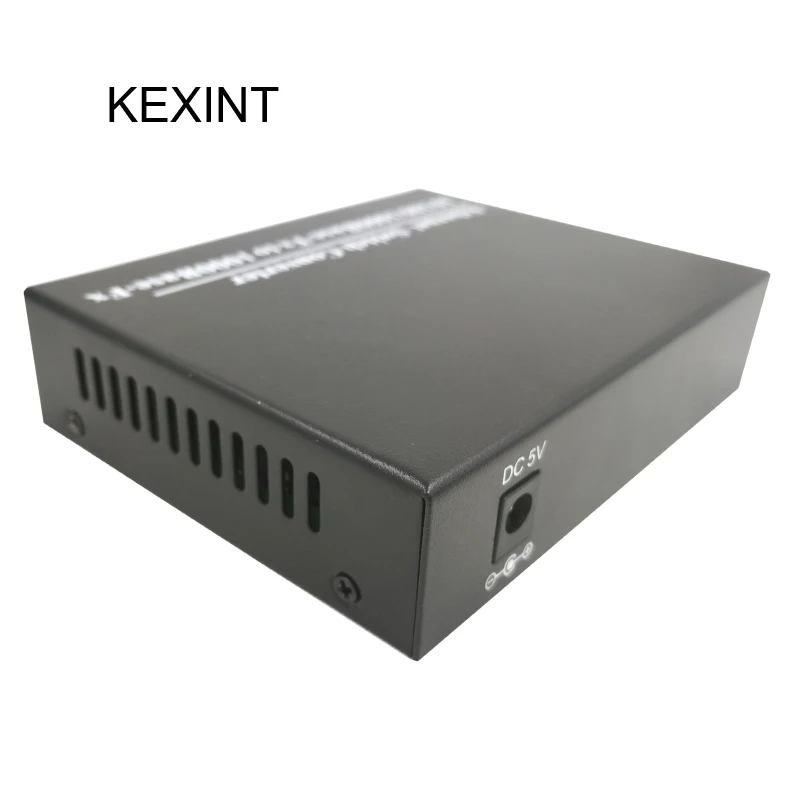 KEXINT Волоконно Оптический 4 порта Ethernet медиаконвертер волоконно сетевой