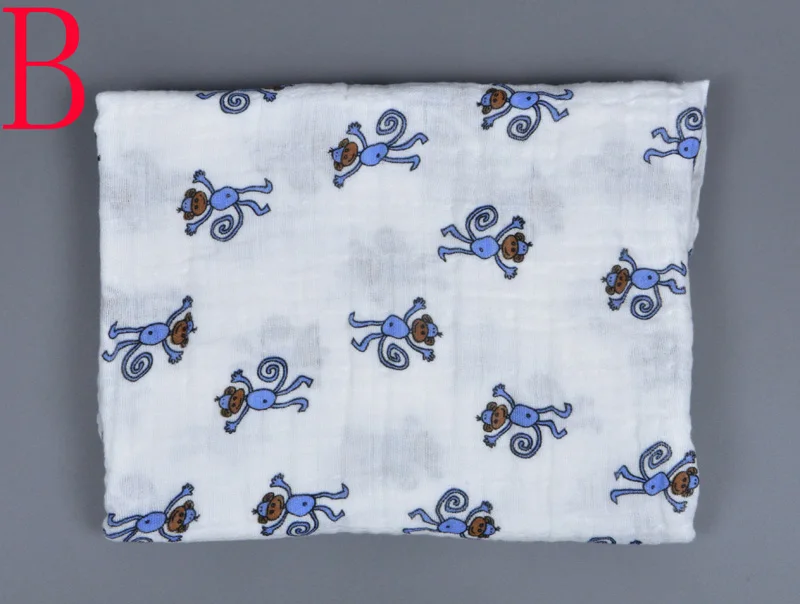 Aden Anais Muslin Baby Swaddling Blankets Newborn Infant brand Cotton Swaddle Towel Famous Multifunctional 120x120cm/47*47'' | Мать и