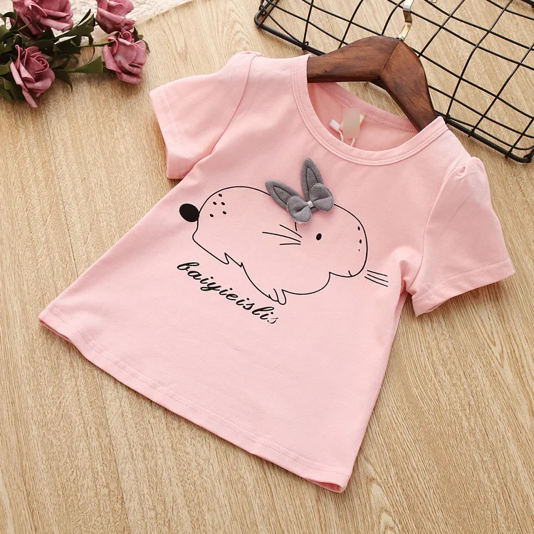 

Newborn Baby Girls Striped Clothing Set Infant Girls The Rabbit T-shirt+ Shorts 2pcs Suit Toddler High Quality Sar Print Outfits