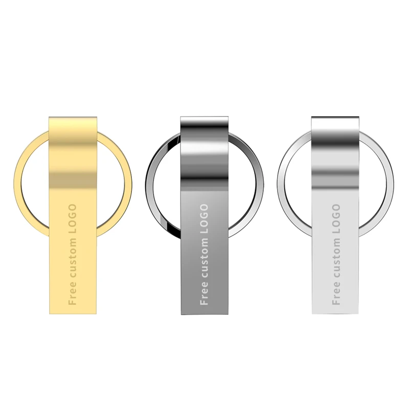 Горячая Распродажа металлическая USB флешка 128 ГБ 64 32 16 8 флеш накопитель usb