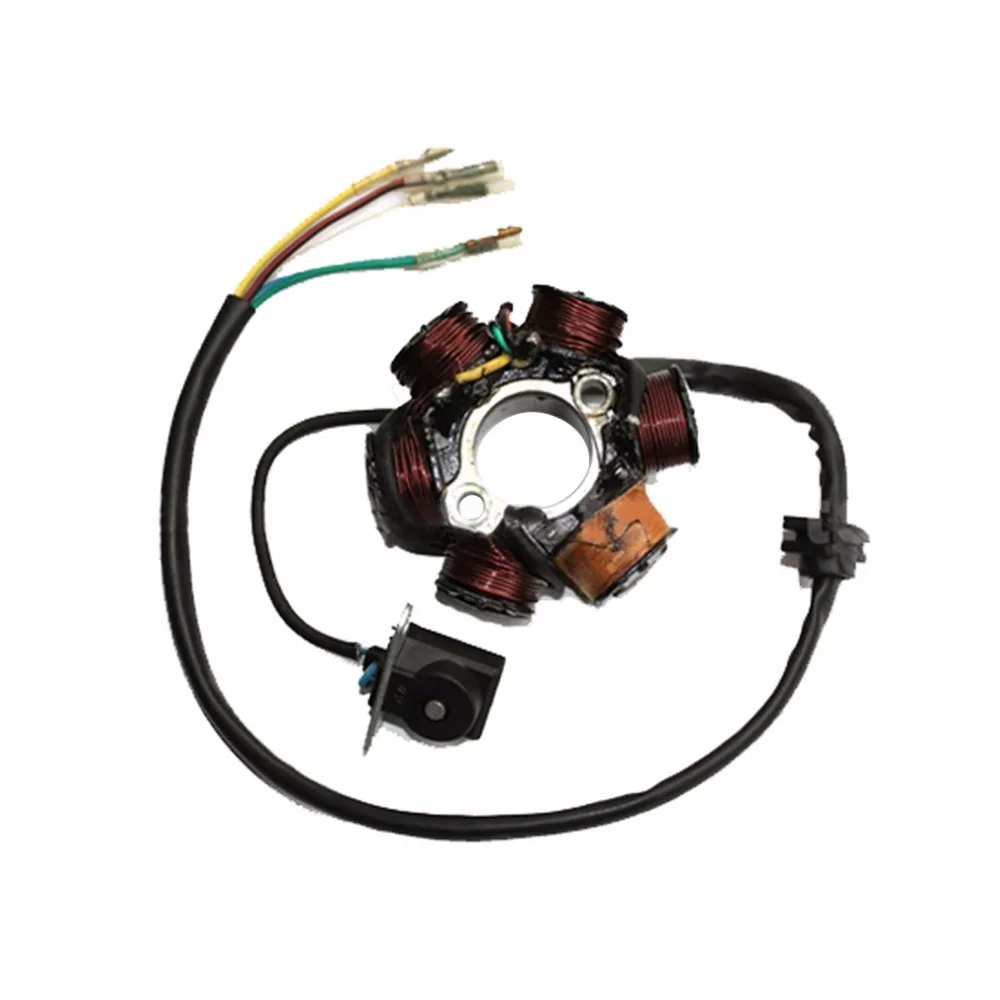 GOOFIT 6 катушка статора генератор зажигания для GY6 50cc 70cc 90cc 110cc 125cc Мопед ATV Байк K079