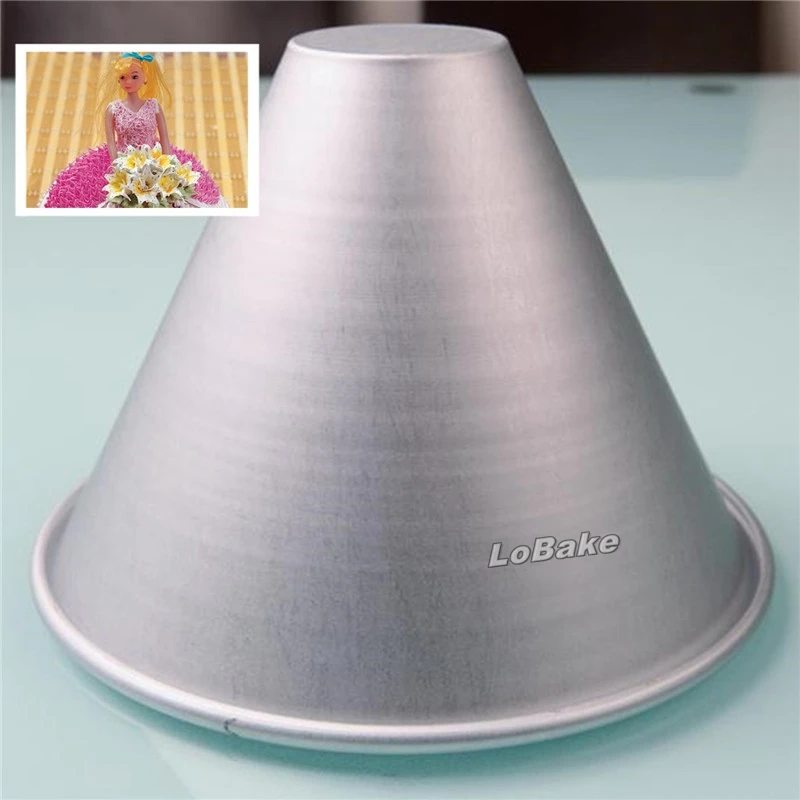 Принцесса Кукла девочка юбка форма для торта алюминиевая металлическая