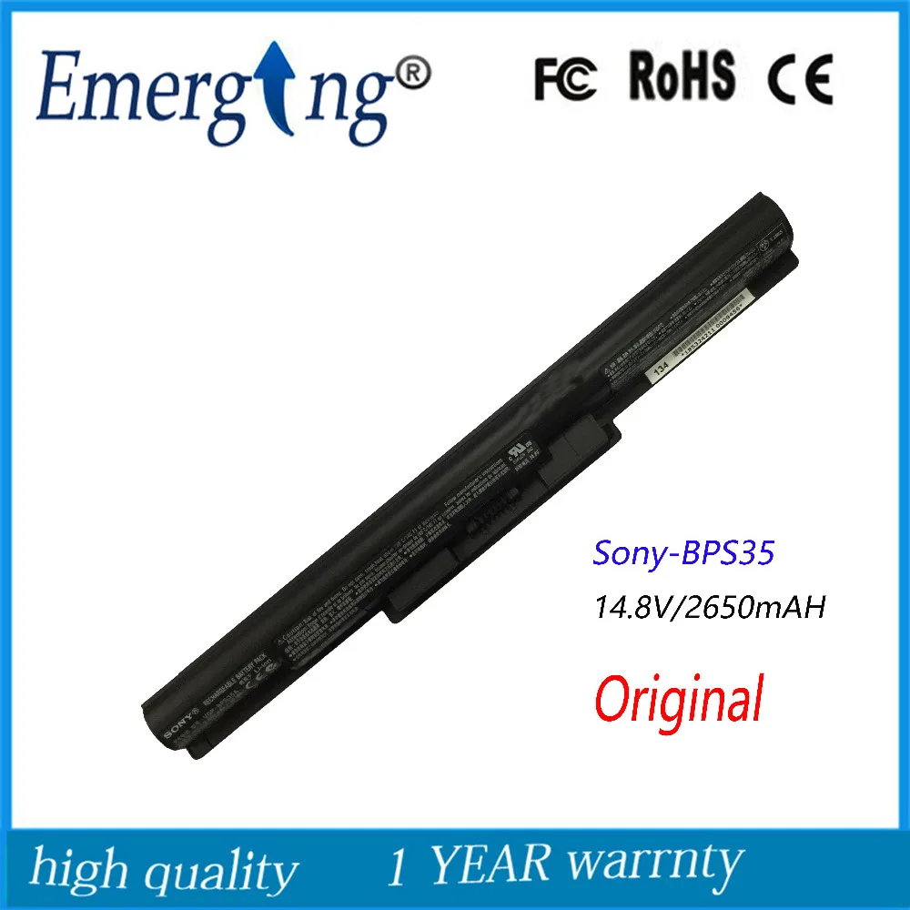 

Оригинальный новый корейский Аккумулятор для ноутбука SONY VGP-BPS35A BPS35 F14316SCW F15217SCB, 14,8 в, 2670 мАч