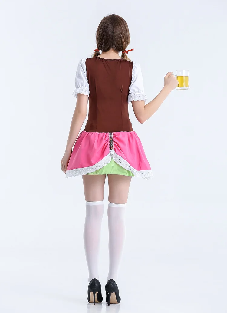 Горячая Dirndl Немецкий Октоберфест баварский пивной вонь костюм горничной наряд