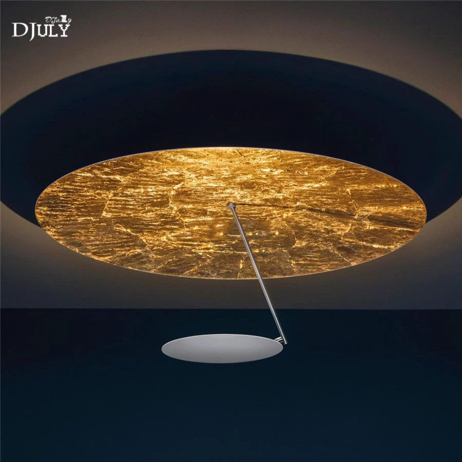 Скандинавские постсовременные потолочные лампы с летающим диском