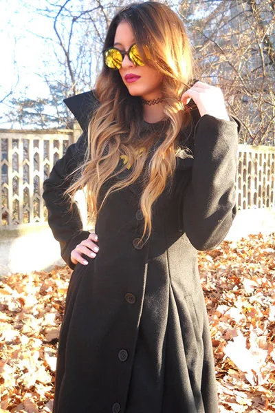 

Uguest 2018 Women Coats Winter Warm Formal Irregular With Button High Quality