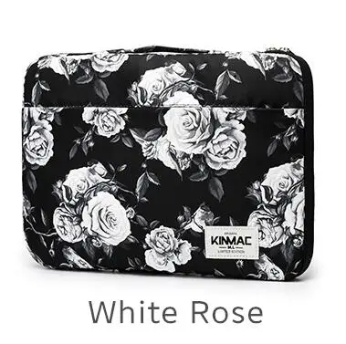 Бренд Kinmac сумка чехол для ноутбука 1", 13", 1", 15", 15,", сумка для MacBook Air Pro 13,3, 15,4 KS022 - Цвет: White Rose