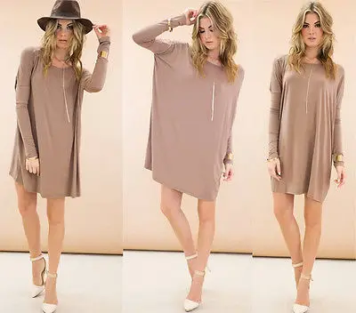 Женский топ с длинным рукавом мягкая туника глубоким вырезом и размеры S M L XL|long