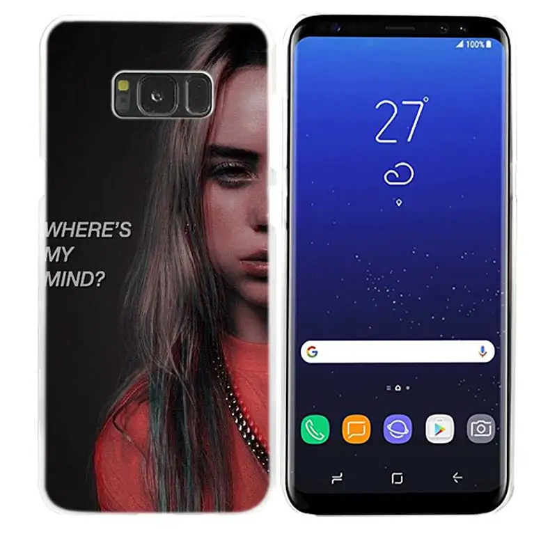 05 Чехол для телефона Billie Eilish Music Singer для samsung Galaxy M20 M10 S10 S9 S8 Plus S7 S6 Edge Note 8 9 Жесткий пластиковый Чехол - Цвет: 05