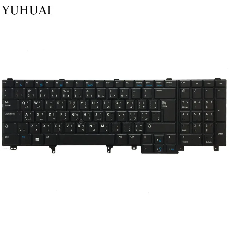 Клавиатура для ноутбука DELL E6520 Teclado E6530 E6540 E5520 E5520M E5530 черная с клавиатурой