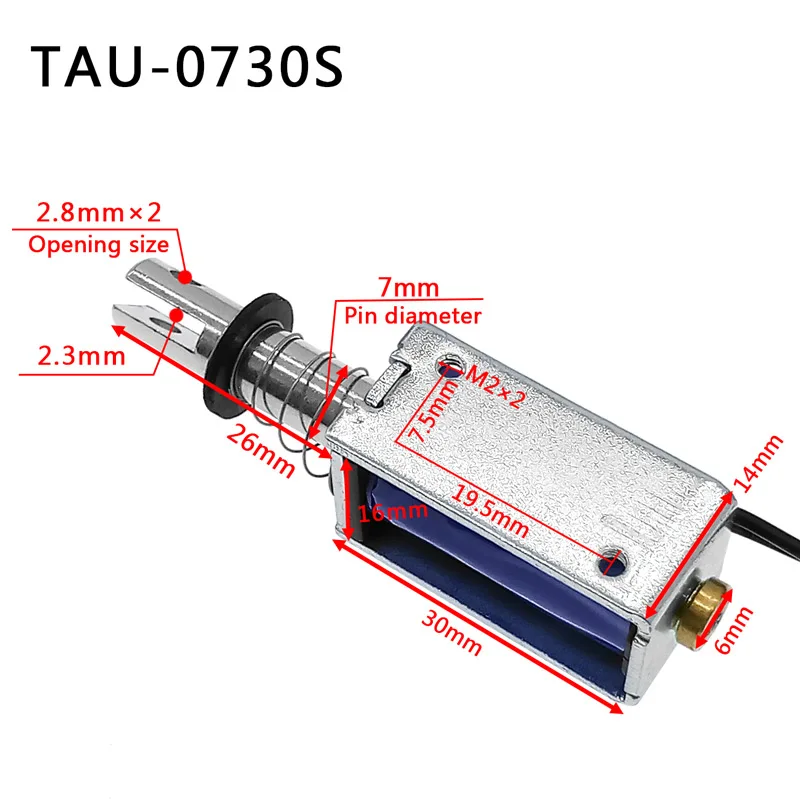 Электрический магнит 12V 24V рамка Электромагнит 0730S 0730B push& pull Путешествия 10 мм