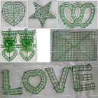 Пластиковый цветочный шар стойка аксессуары DIY Шелковый цветок для свадьбы дома украшения DIY шар сердце цветочные стойки Цветочный Пояс