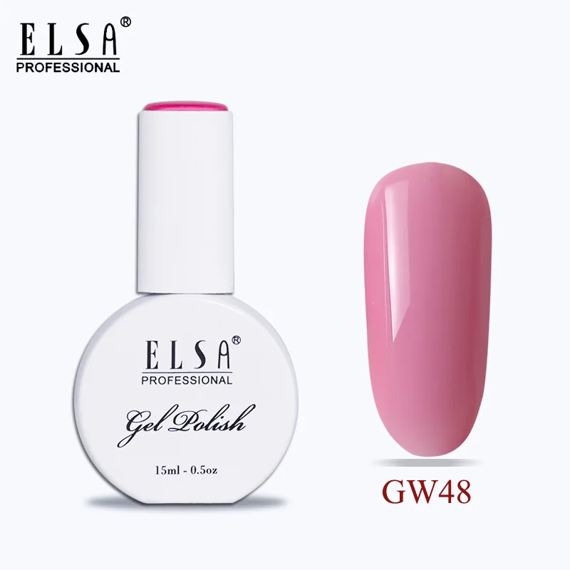 GW48 Elsa 15 мл Гель-лак для ногтей для маникюра Полупостоянный Vernis верхнее покрытие УФ светодиодный Гель-лак замачиваемый для ногтей художественный Гель-лак для ногтей - Цвет: GW48