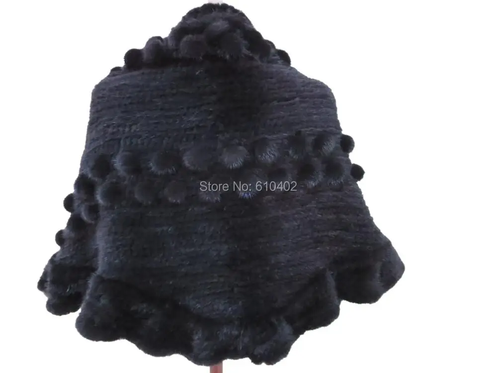 Новейшая натуральная накидка из натурального меха норки Lྂ. 86 женская с