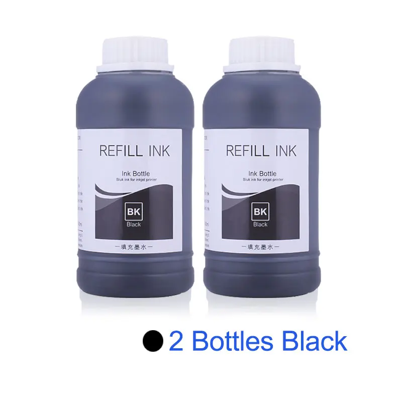 2 PCS - Black 4x250 мл универсальные чернила на основе красителя для hp Designjet 500 500ps 800 5000 T620 T770 T790 T795 T1110 T1120 Z2100 Z5200 принтер чернила для hp - Цвет: 2 PCS - Black