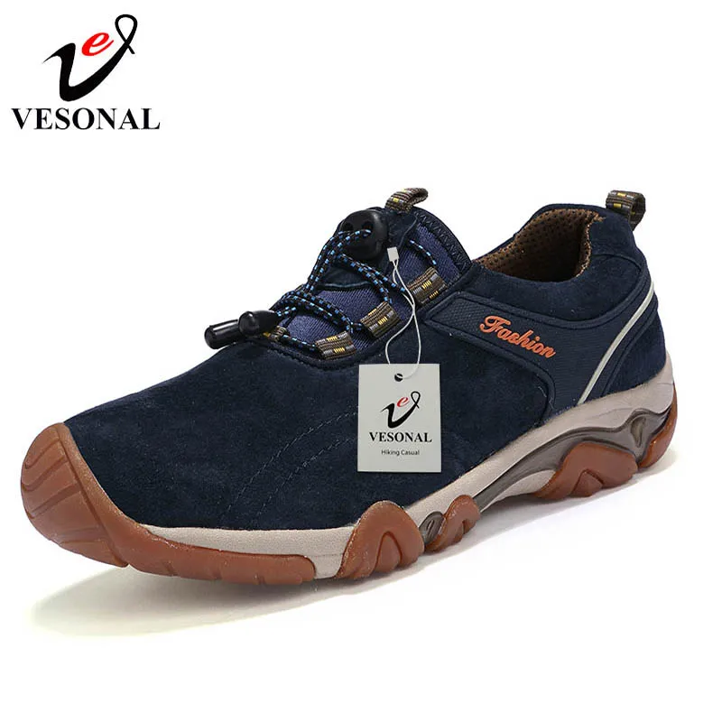 VESONAL 2018 New Spring Genuine Leather Sneakers Male Shoes For Men Adult Casual Comfortable Walking High Quality Footwear 1588 | Обувь