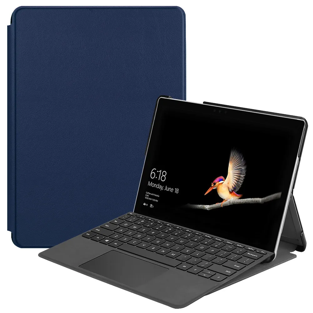 Чехол для планшета Microsoft Surface Go 10in 2019 роскошный чехол из искусственной кожи +