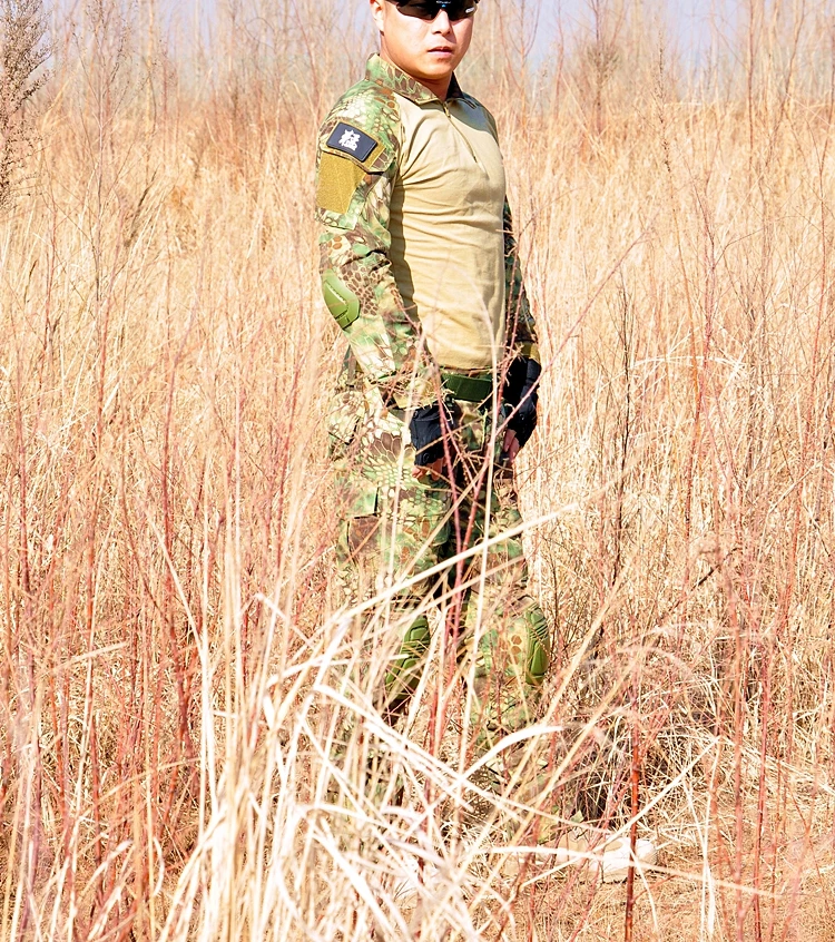 Тактическая камуфляжная форма Gen3 боевая рубашка штаны военный страйкбол