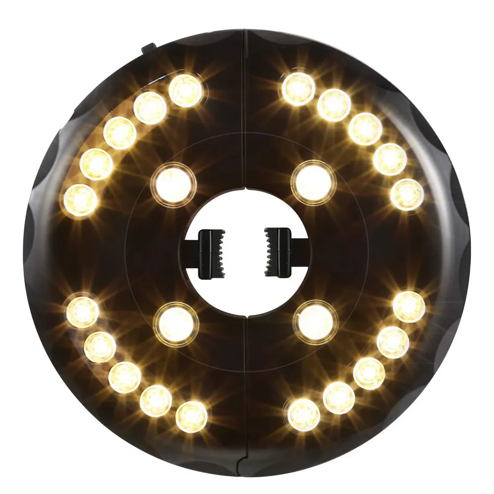 Зонт от солнца для шест свет 3 режима освещения аккумуляторная 24 светодиодный