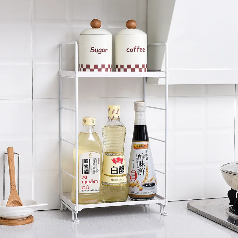 Трехслойная железная стойка для хранения в ванной комнате настенный органайзер