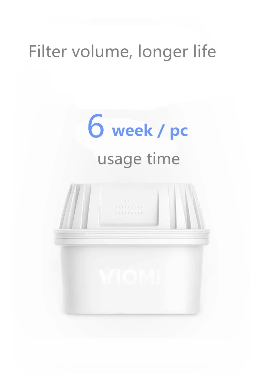 Xiaomi VIOMi чайник Фильтры активированный уголь обмен смолы фильтры Здоровый чистый прибор