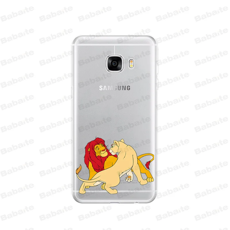 Чехол для телефона Babaite The Lion King прозрачный мягкий силиконовый чехол из ТПУ Samsung S5